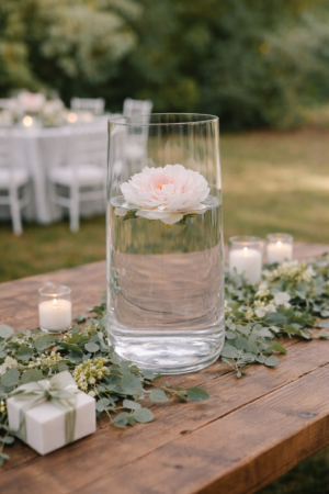 grand vase transparent