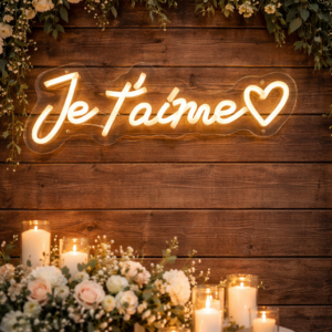 chiffres & décoration lumineuse