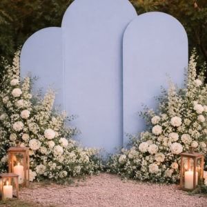 trio de Backdrop bleu