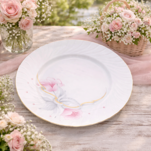 grand assiette en porcelaine