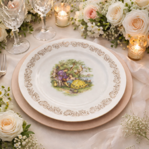 grande assiette porcelaine