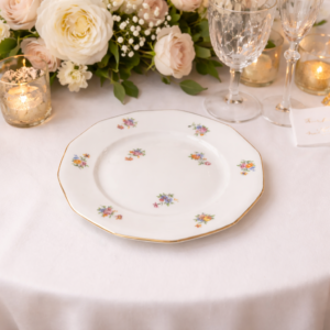 petite assiette en porcelaine