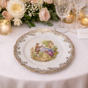 petite assiette  porcelaine