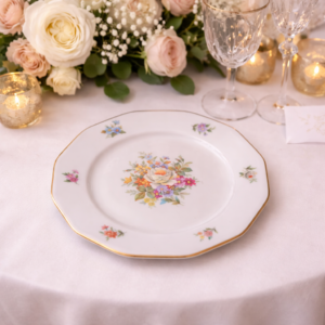 petite assiette en porcelaine