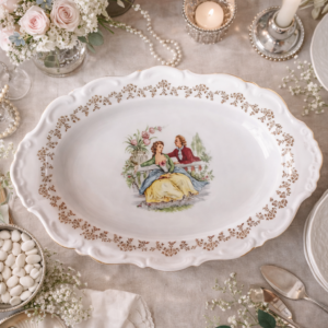 plat en porcelaine