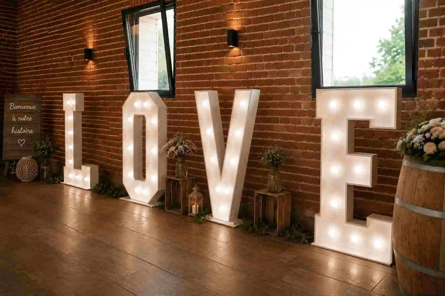 Location love lumineux pour mariage et événement à Rouen - Vallée Events Normandie